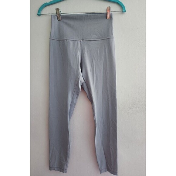 Lululemon Sz 6 Align HR Gray Blue 25" LW5CTBS - Picture 1 of 6